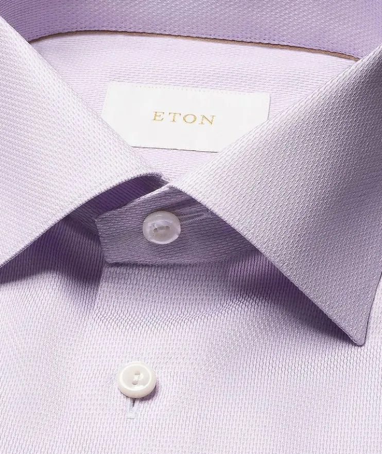 Contemporary-Fit Elevated Textured Dress Shirt