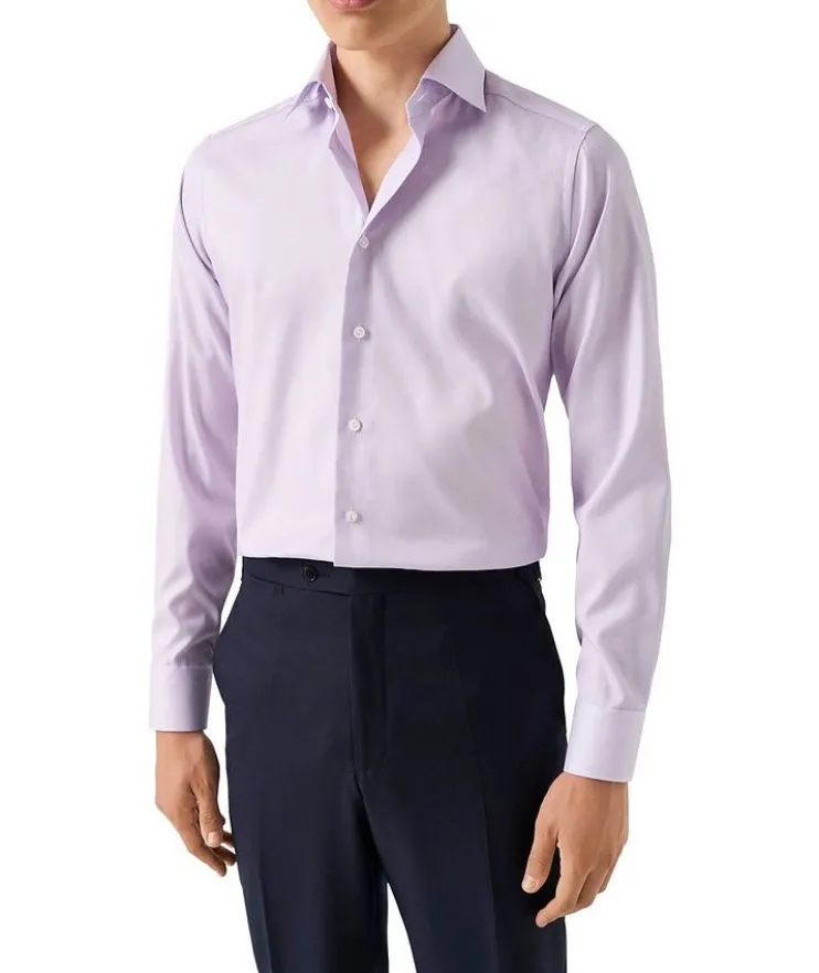 Contemporary-Fit Elevated Textured Dress Shirt