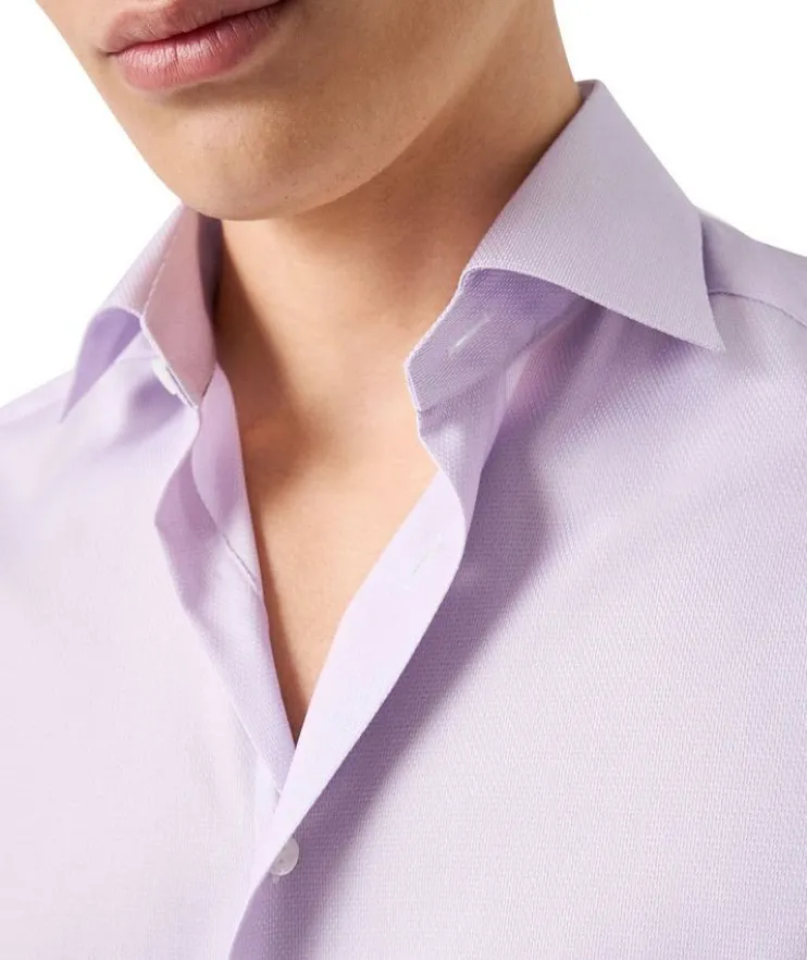 Contemporary-Fit Elevated Textured Dress Shirt