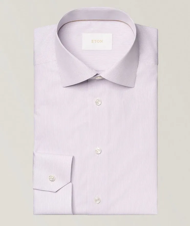 Contemporary-Fit Elevated Stripe Dress Shirt