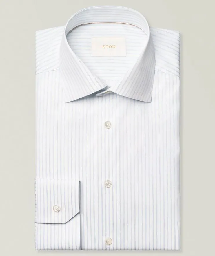 Contemporary-Fit Elevated Stripe Dress Shirt
