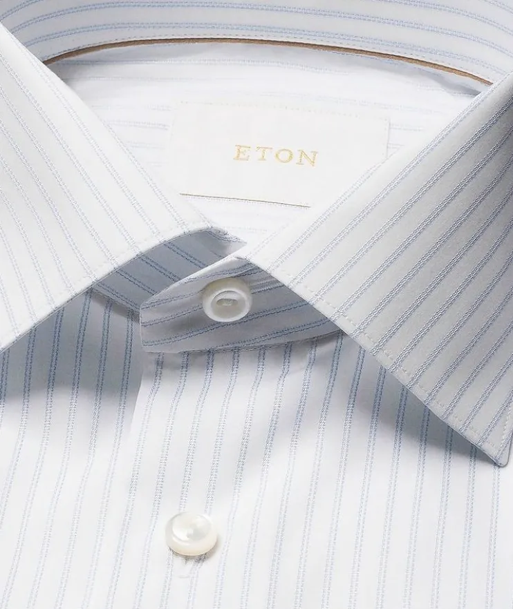 Contemporary-Fit Elevated Stripe Dress Shirt