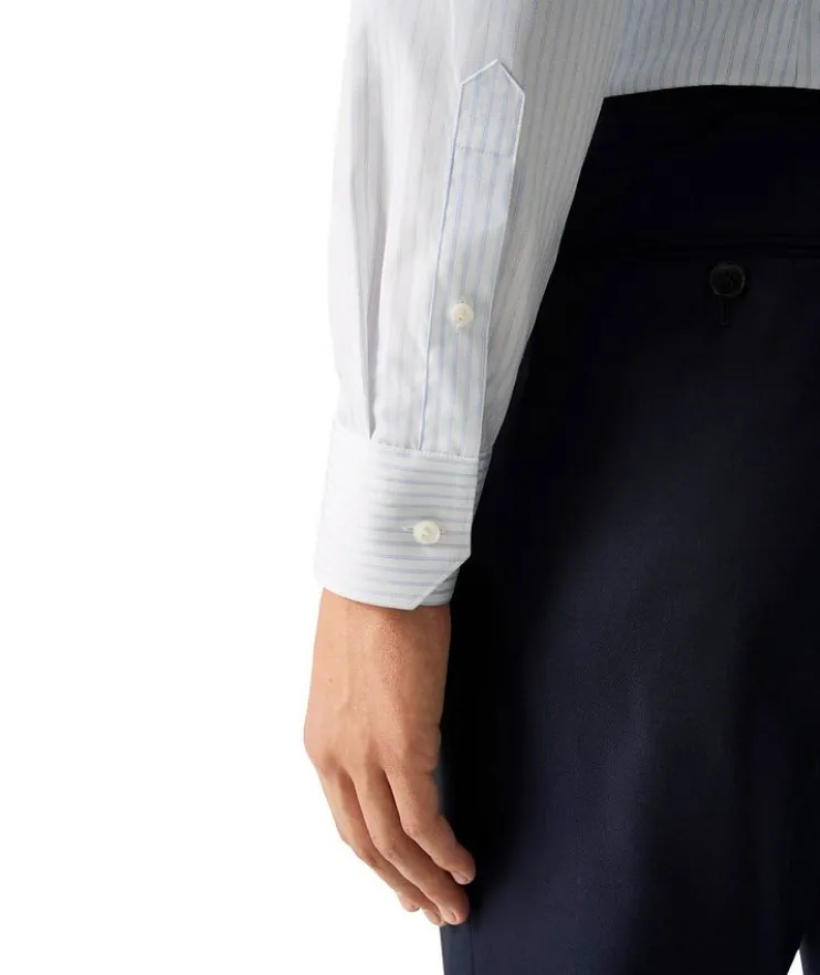 Contemporary-Fit Elevated Stripe Dress Shirt