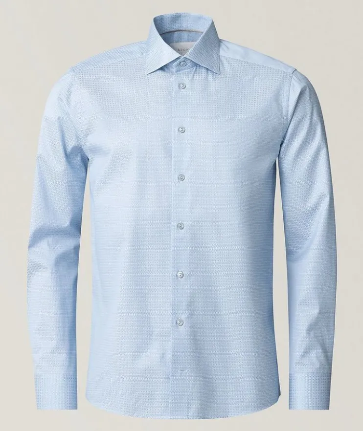 Contemporary-Fit Elevated Piqué Dress Shirt