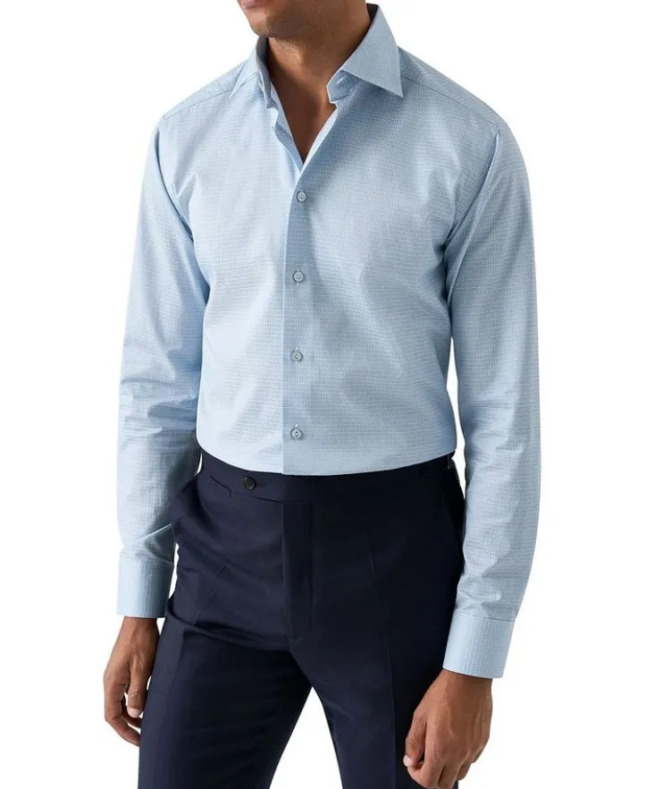 Contemporary-Fit Elevated Piqué Dress Shirt