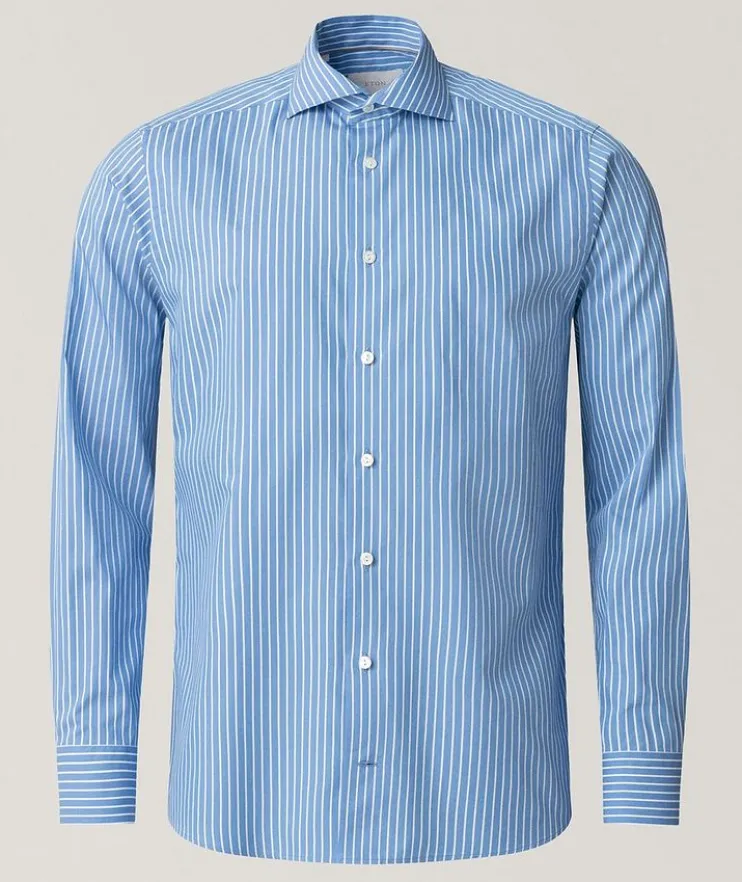 Contemporary-Fit Elevated Stripe Dress Shirt