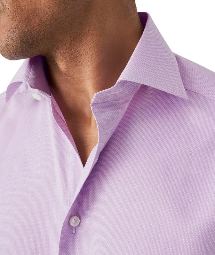 Contemporary-Fit Elevated Piqué Dress Shirt