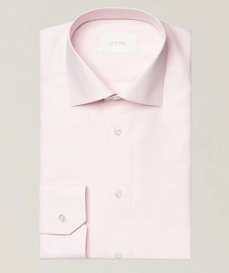 Contemporary-Fit Elevated Piqué Dress Shirt