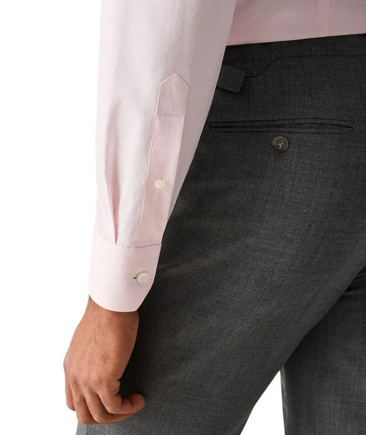 Contemporary-Fit Elevated Piqué Dress Shirt