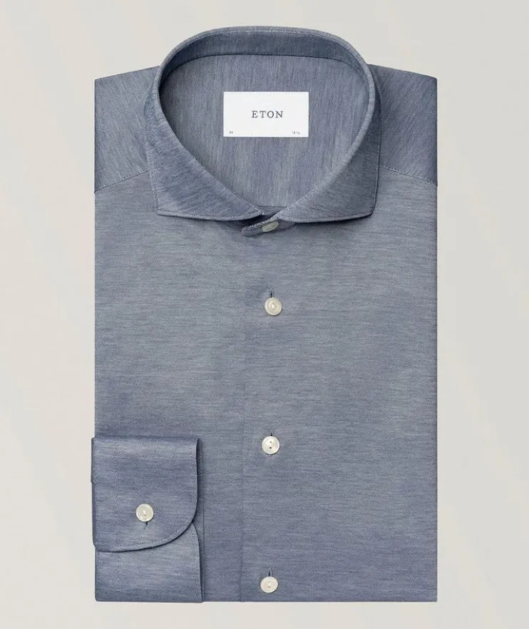 Contemporary-Fit Filo di Scozia Knit Shirt