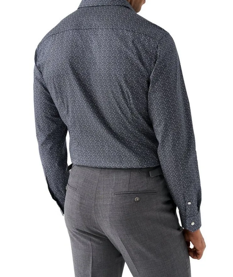 Contemporary-Fit Floral Twill Dress Shirt