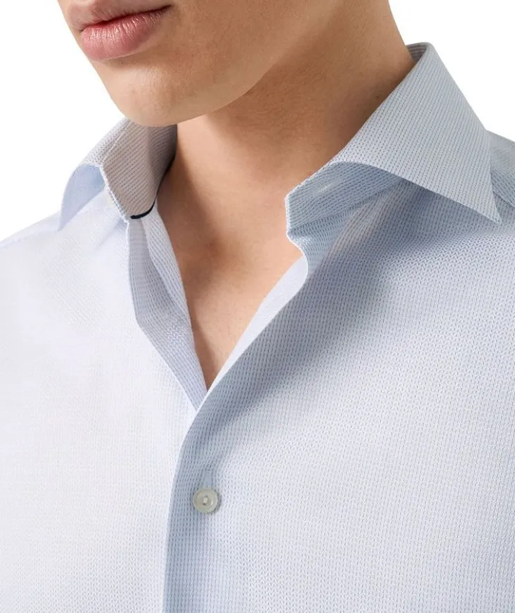 Contemporary-Fit Herringbone Dress Shirt
