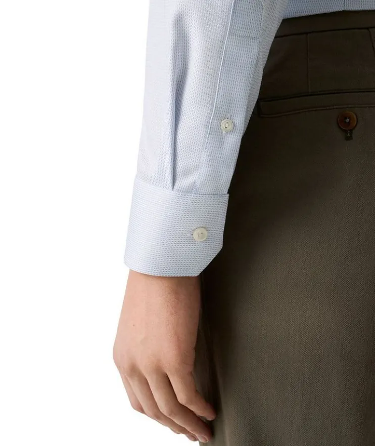 Contemporary-Fit Herringbone Dress Shirt