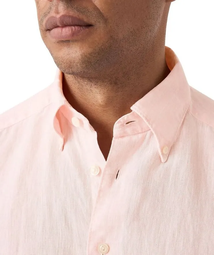Contemporary-Fit Linen Shirt