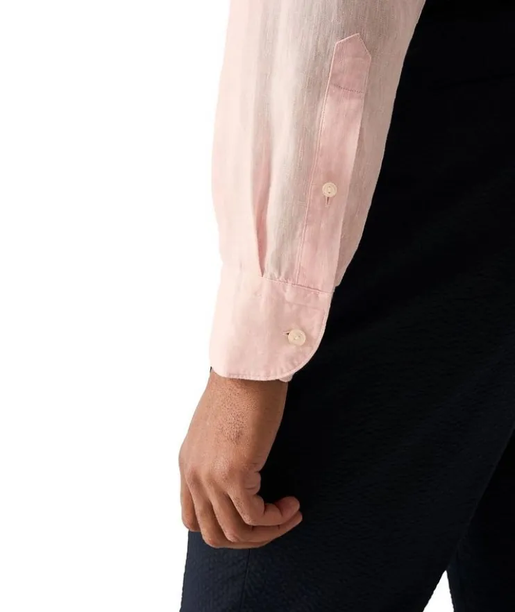 Contemporary-Fit Linen Shirt