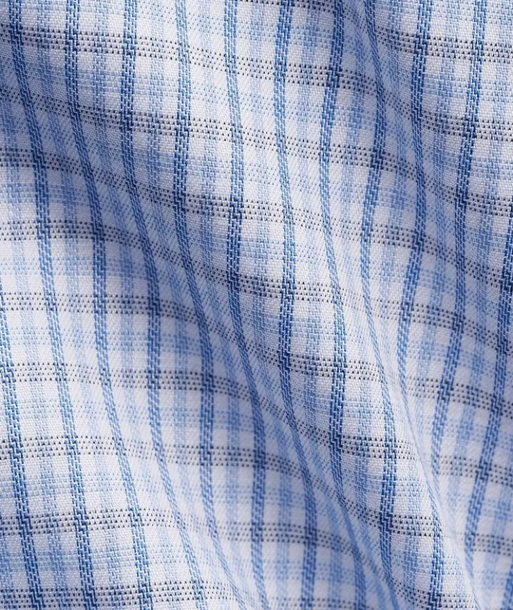 Contemporary-Fit Micro-Check Twill Dress Shirt