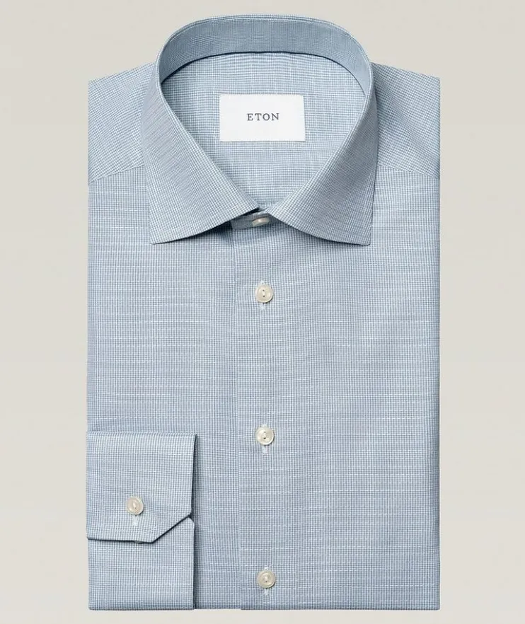 Contemporary-Fit Semi-Solid Dobby Shirt