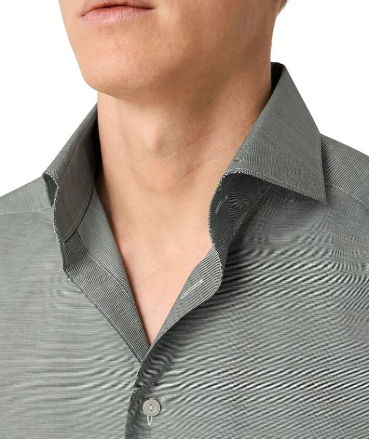 Contemporary-Fit Signature Oxford Dress Shirt