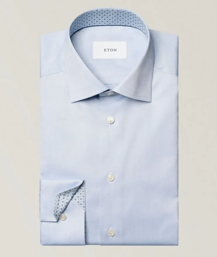 Contemporary-Fit Signature Twill Dress Shirt