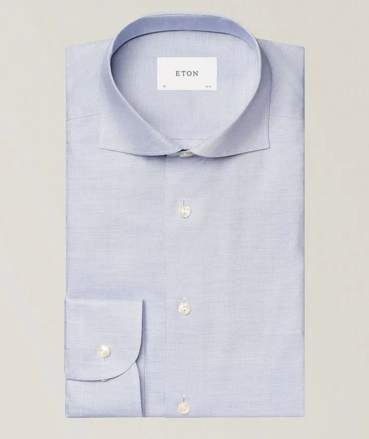 Contemporary-Fit Textured Dress Shirt