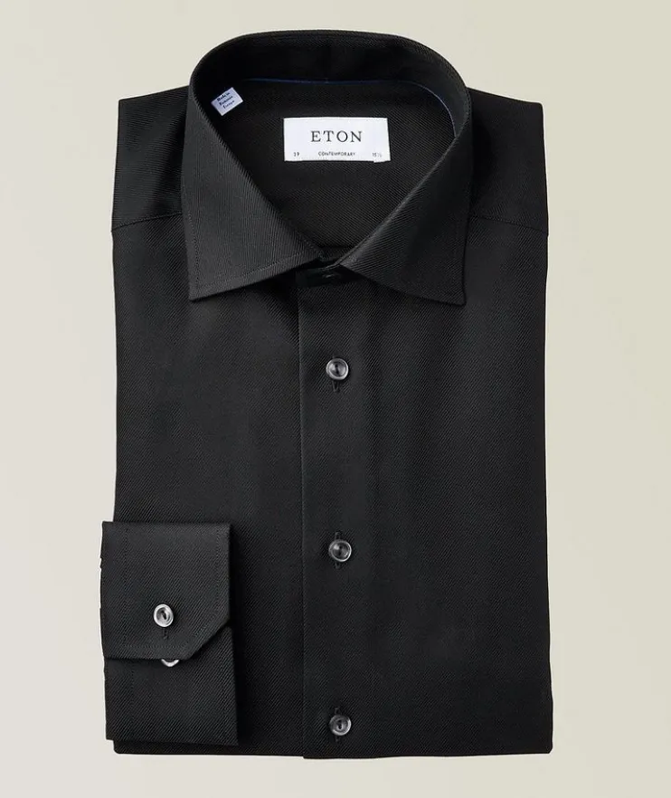 Contemporary-Fit Twill Dress Shirt