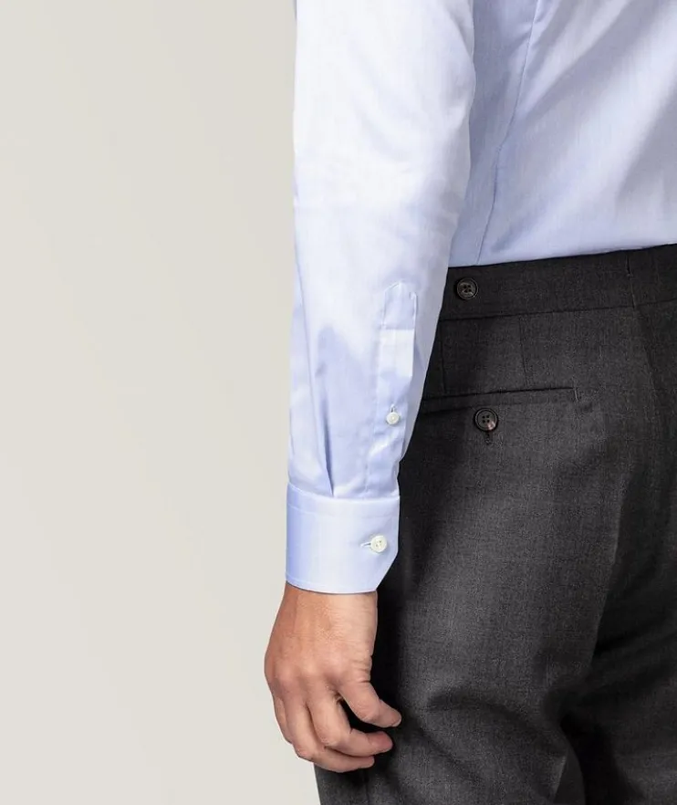 Contemporary-Fit Twill Dress Shirt