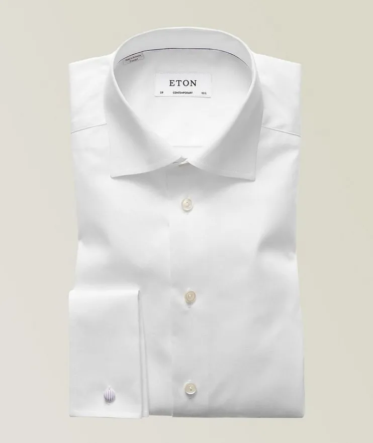 Contemporary-Fit Twill Dress Shirt