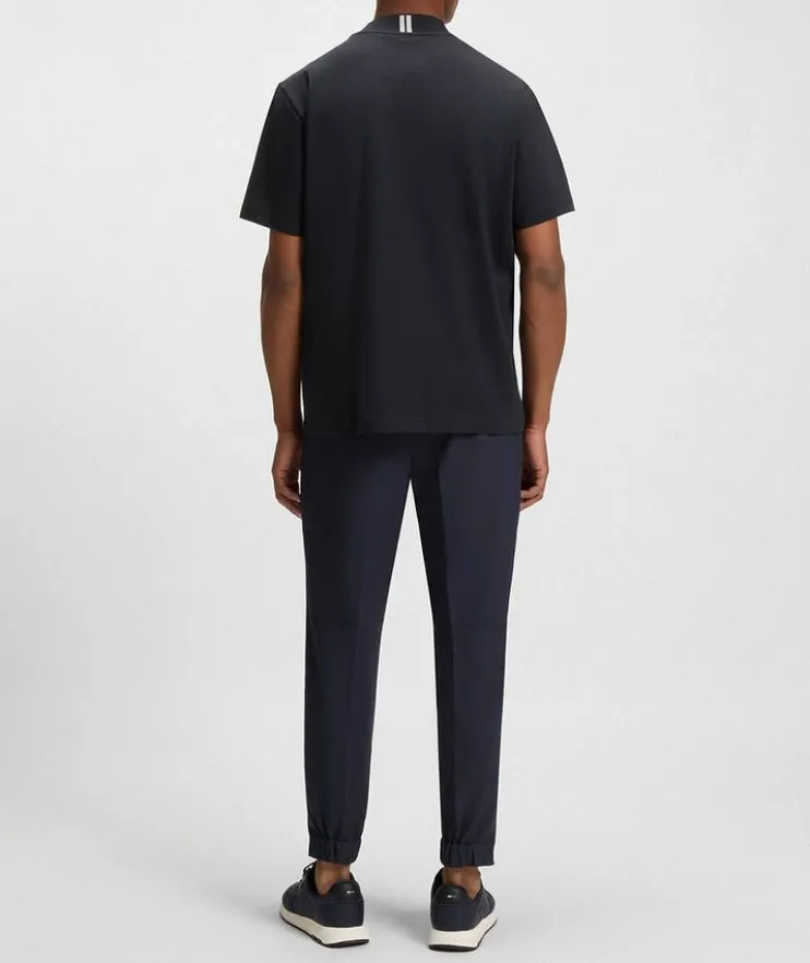 Contrast Logo Stretch-Cotton Jersey T-Shirt