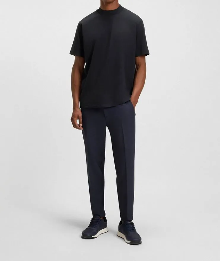 Contrast Logo Stretch-Cotton Jersey T-Shirt