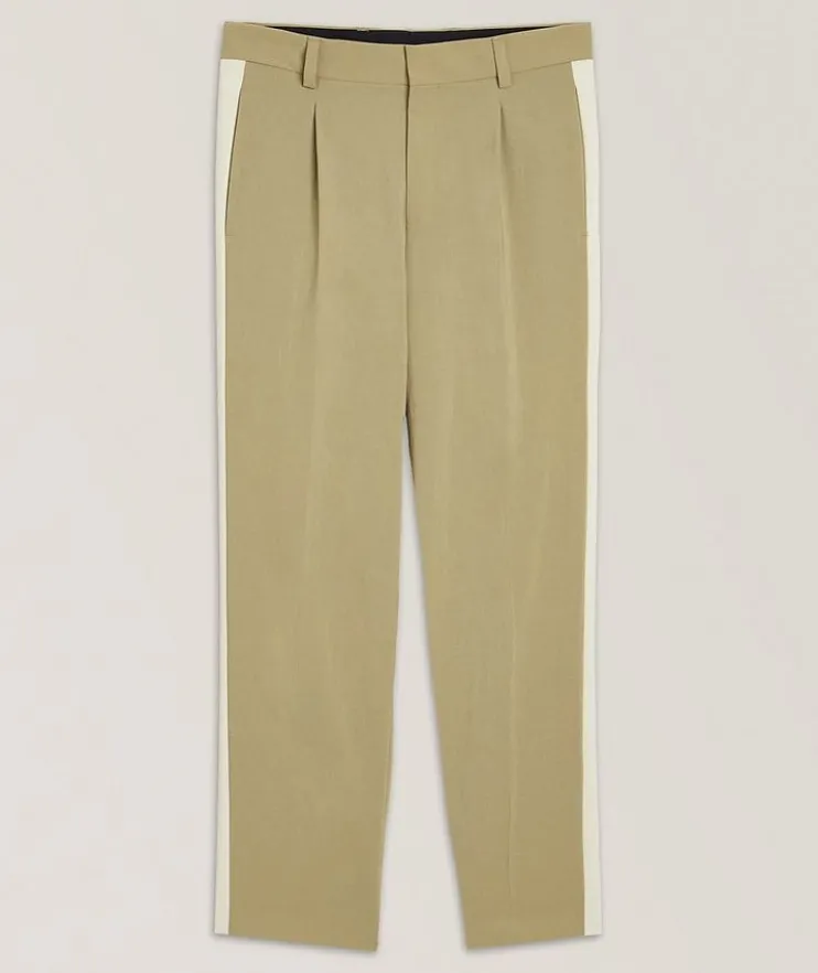 Contrast Side Panel Pants