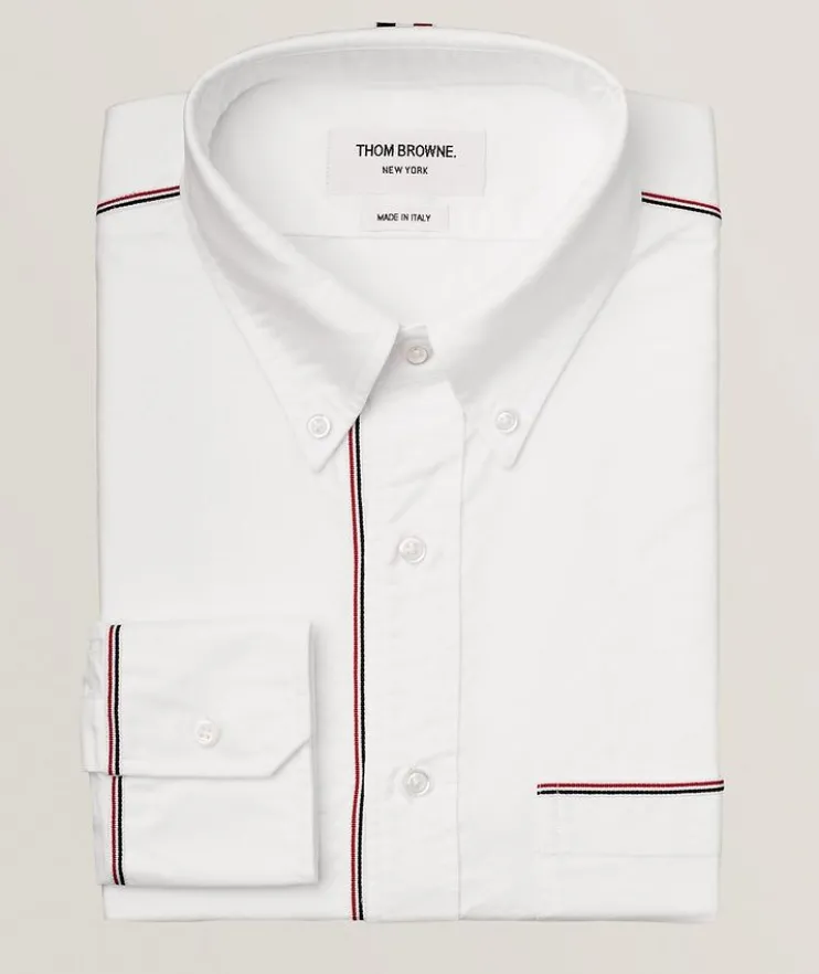 Contrast Stitch Cotton Oxford Shirt