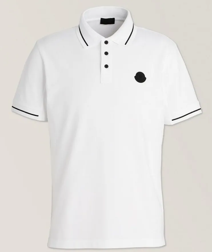 Contrast Tipped Piqué Cotton Polo