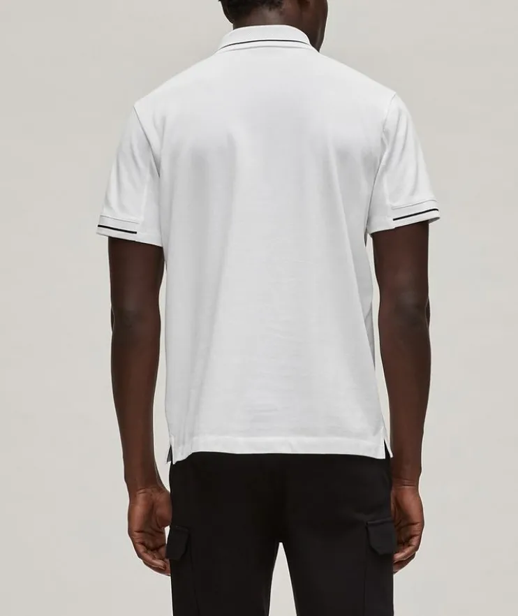 Contrast Tipped Piqué Cotton Polo