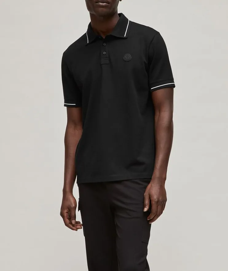 Contrast Tipped Piqué Cotton Polo