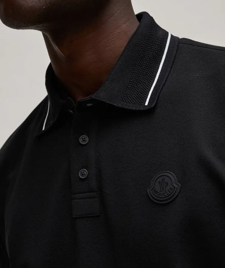Contrast Tipped Piqué Cotton Polo