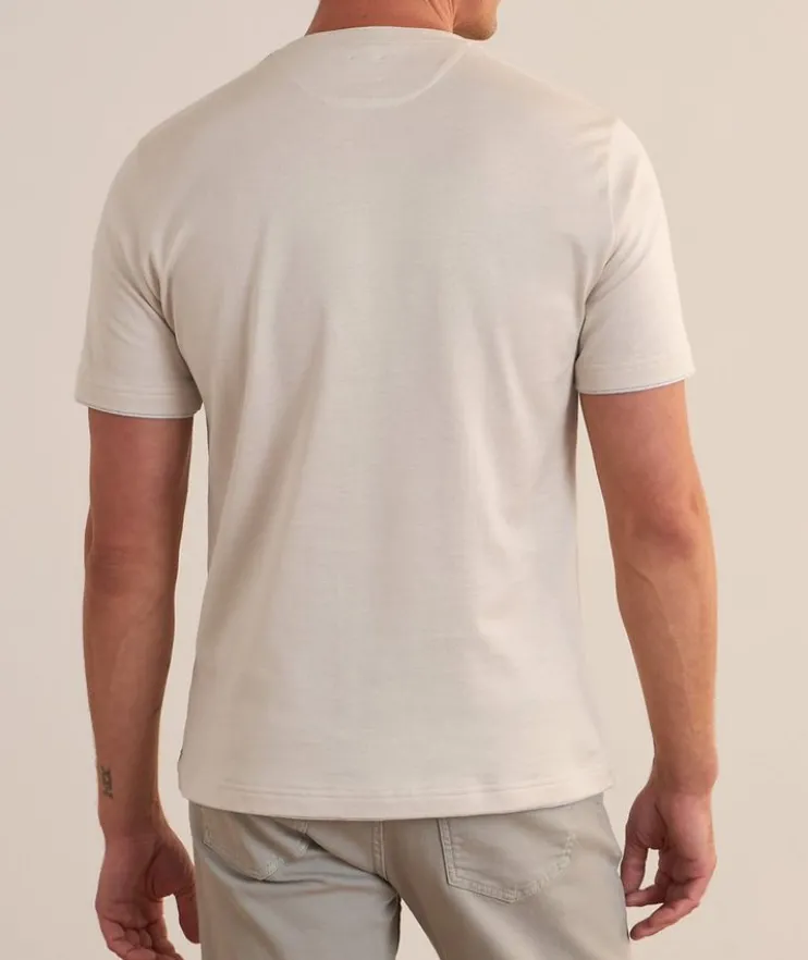 Contrast Tipping Cotton T-Shirt