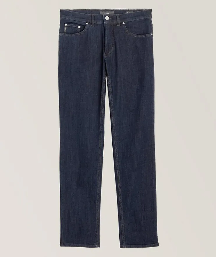 Cooper Straight Fit Stretch-Cotton Blend Jeans