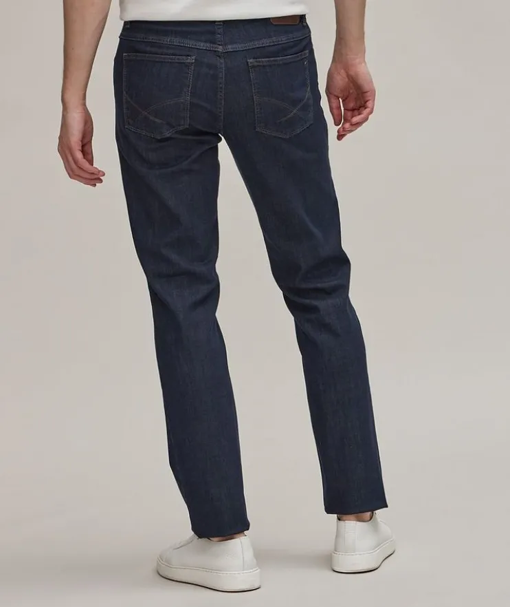 Cooper Straight Fit Stretch-Cotton Blend Jeans
