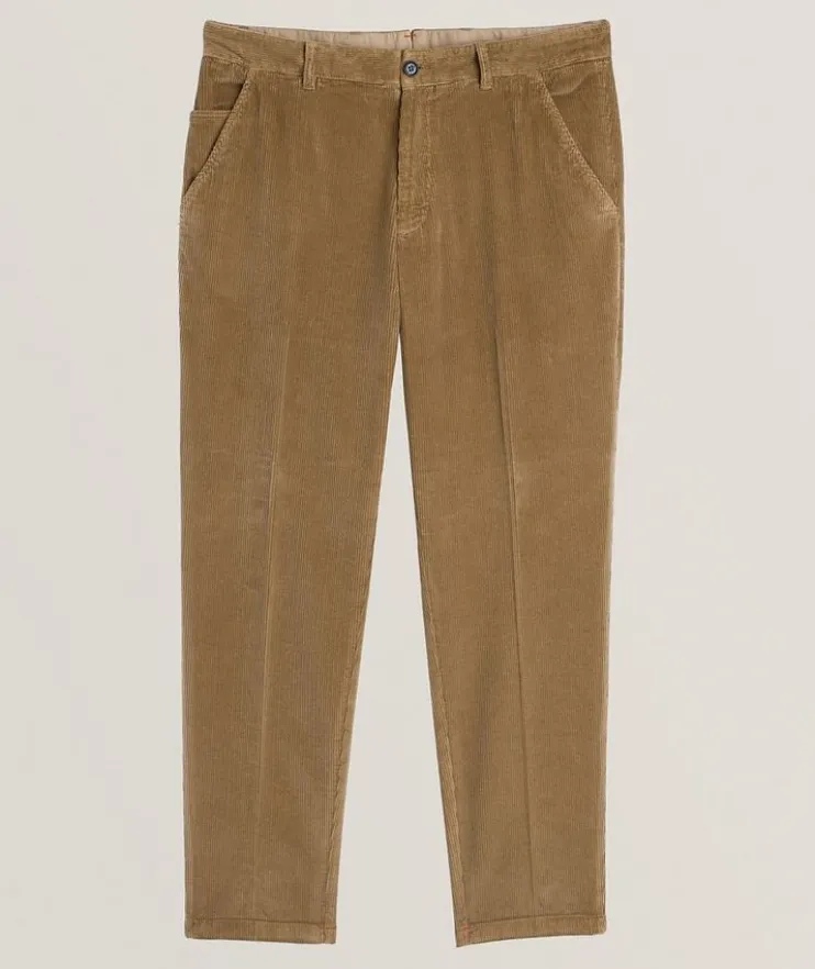 Corduroy Cotton-Stretch Pants