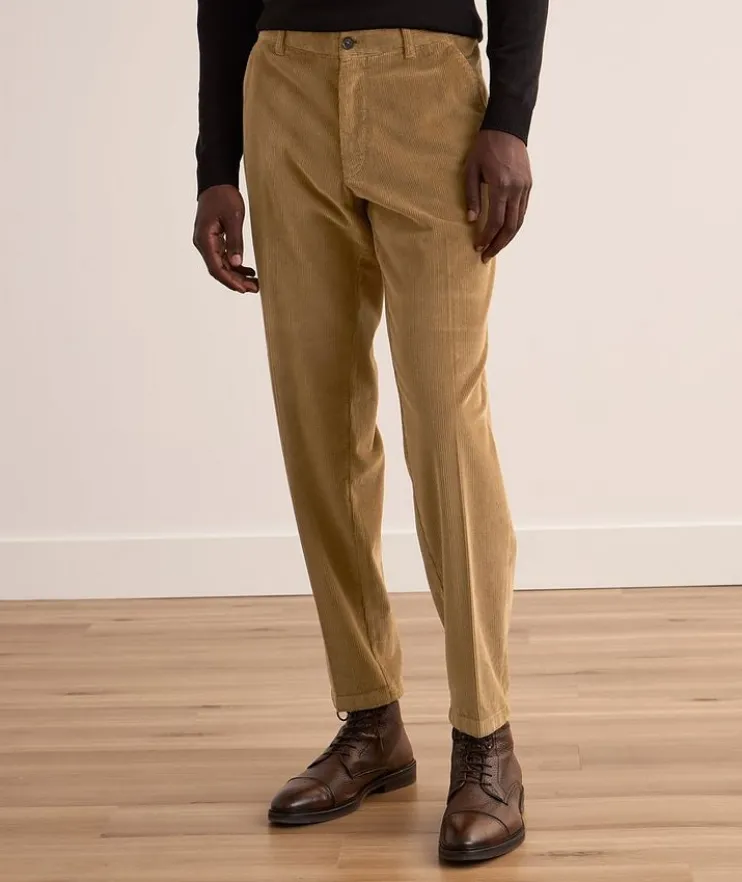 Corduroy Cotton-Stretch Pants