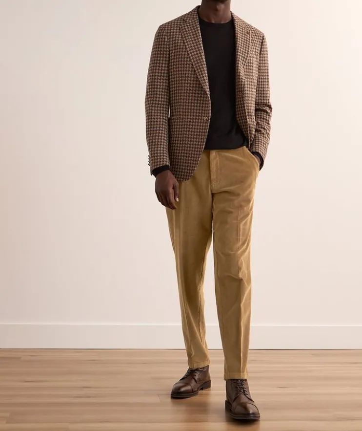 Corduroy Cotton-Stretch Pants