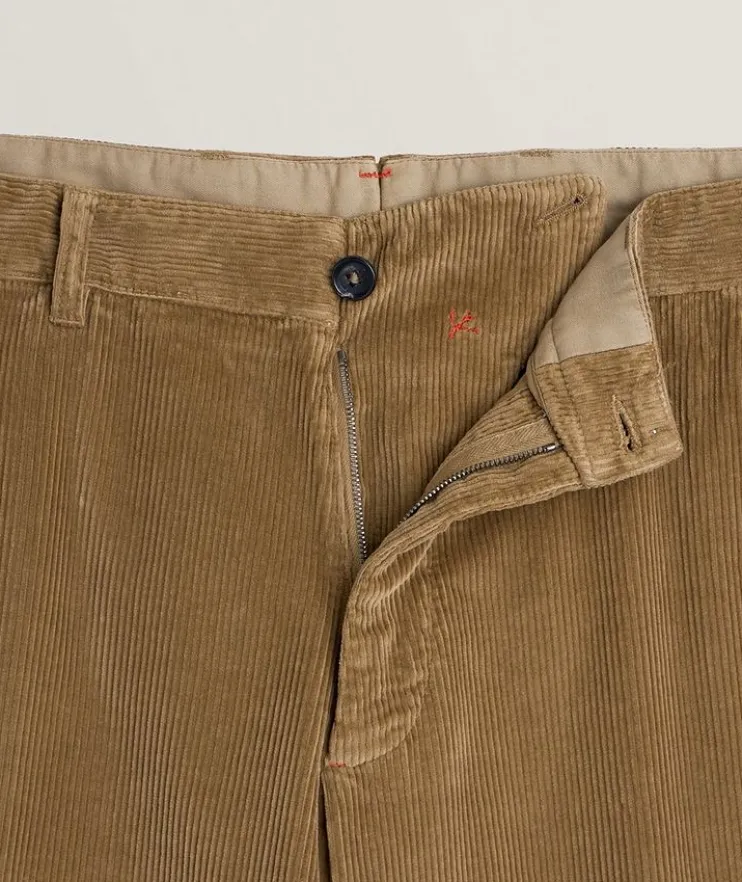 Corduroy Cotton-Stretch Pants