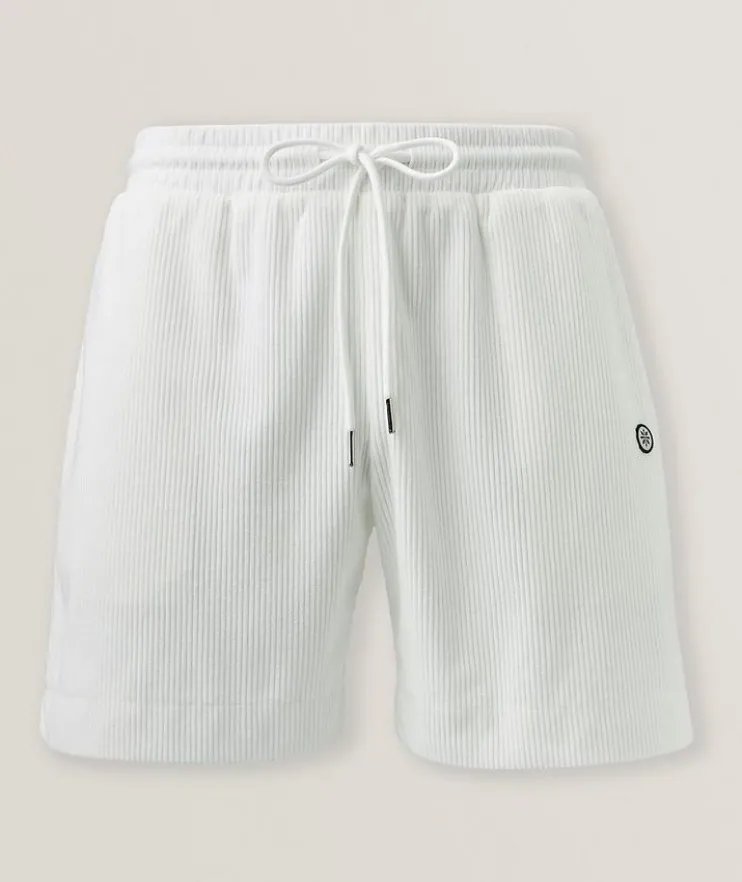 Corduroy Drawstring Shorts