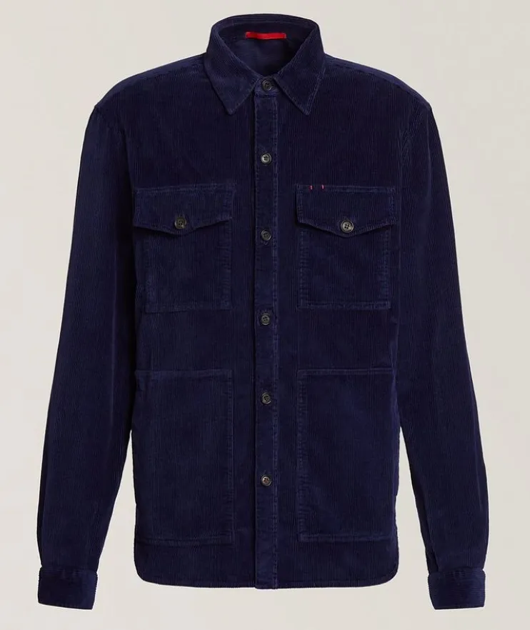 Corduroy Stretch-Cotton Overshirt