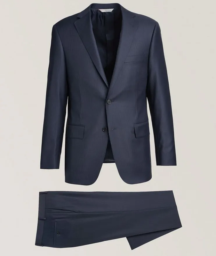 Cosmo Fine Pinstripe Wool Suit