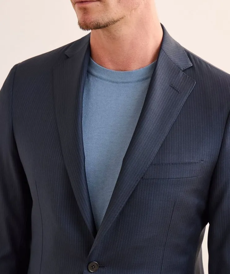 Cosmo Fine Pinstripe Wool Suit