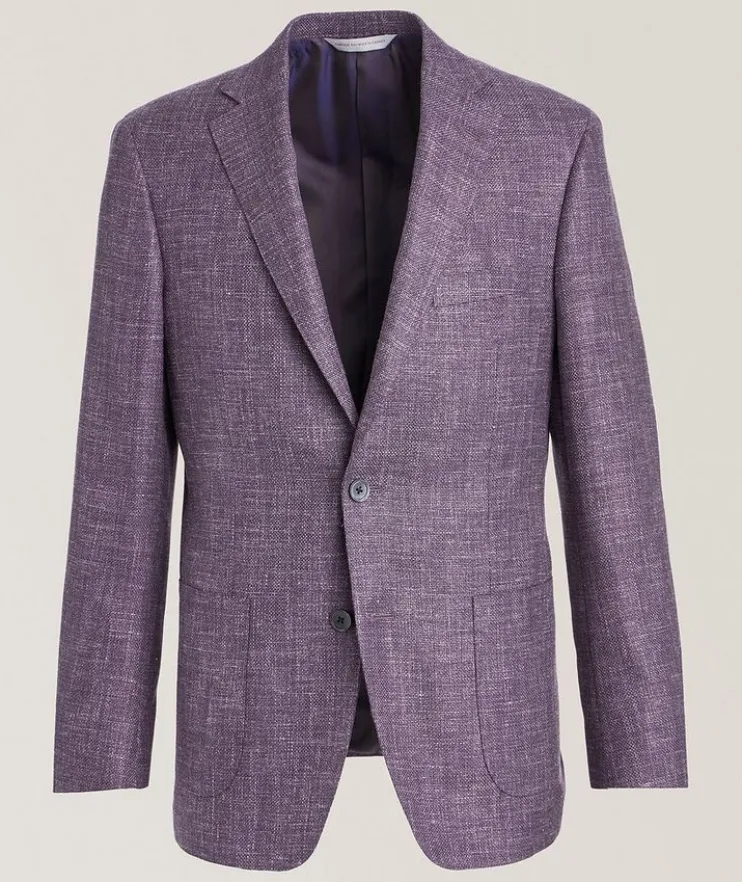 Cosmo Hopsack Wool-Blend Sport Jacket