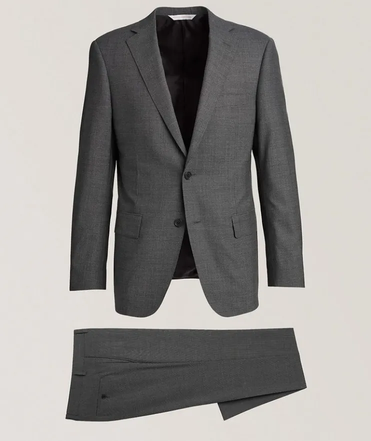 Cosmo Micro Houndstooth Wool Suit