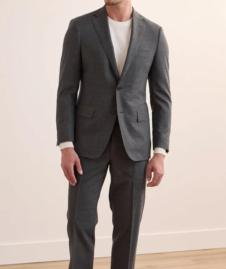 Cosmo Micro Houndstooth Wool Suit