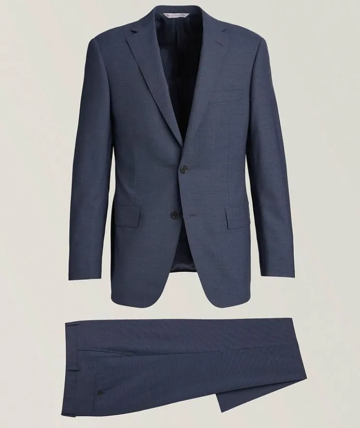 Cosmo Micro Houndstooth Wool Suit